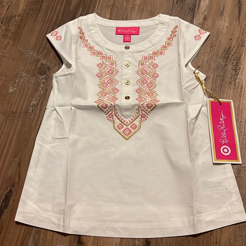 Lilly Pulitzer for Target girls cotton blouse